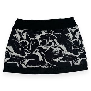 DSG‎ Women’s Slim Fit Athletic Tennis Skirt Skort Black White X-Large
